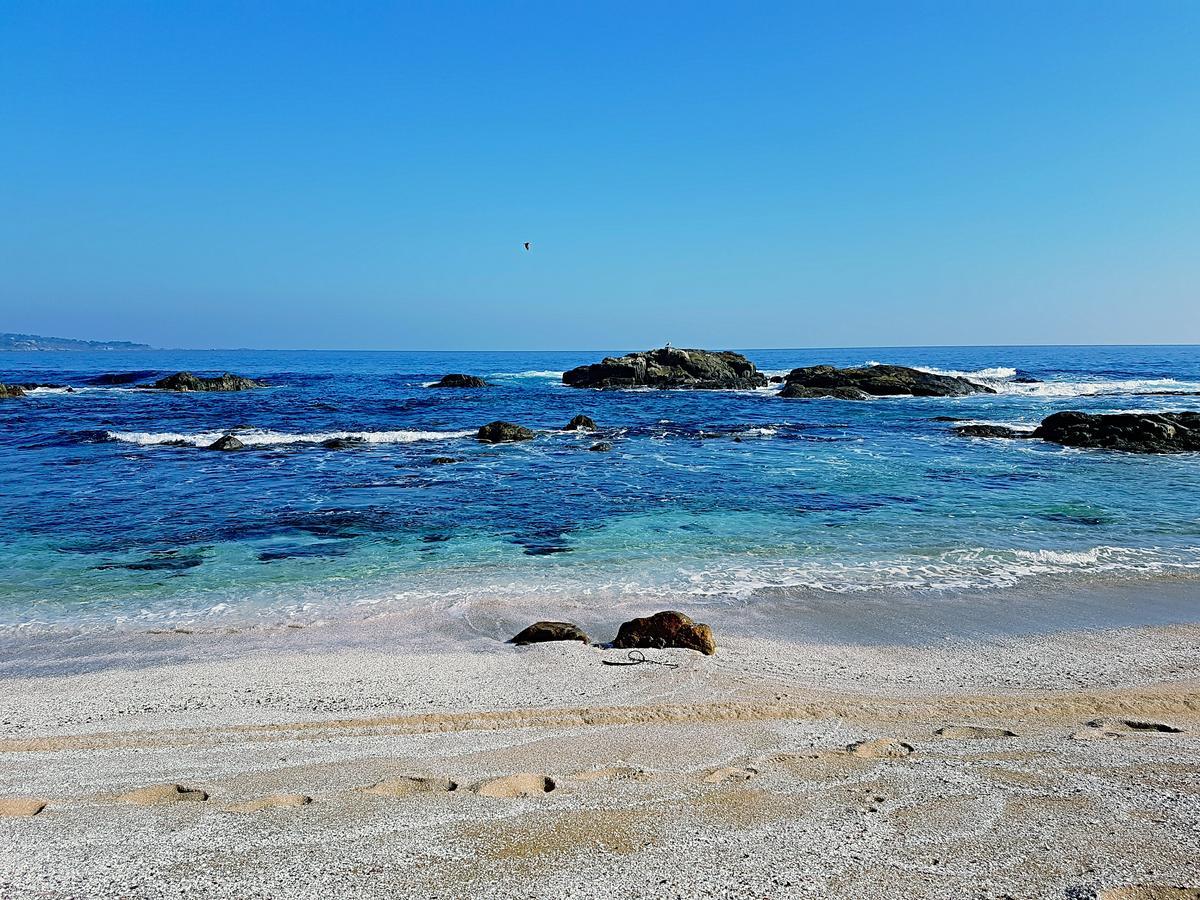 Papudo Laguna Vista Al Mar Y Piscina Экстерьер фото