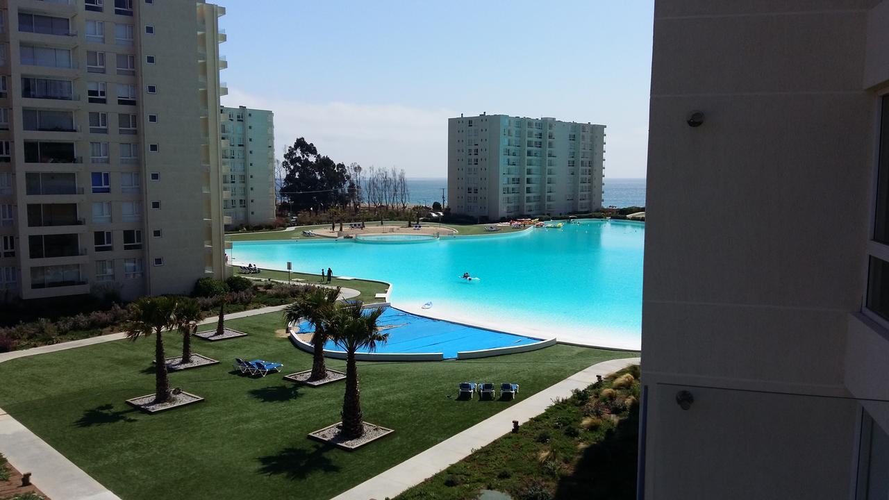 Papudo Laguna Vista Al Mar Y Piscina Экстерьер фото